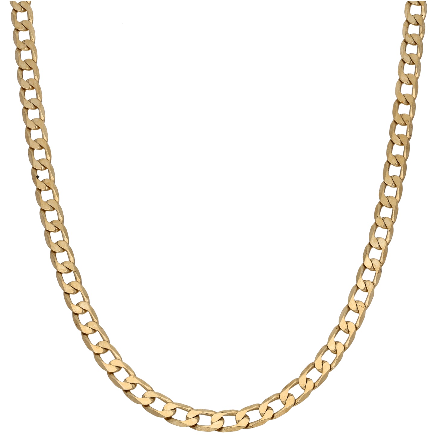9ct Gold Curb Chain 20"