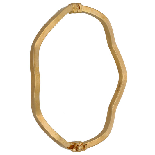 9ct Gold Hinged/Clasp Bangle