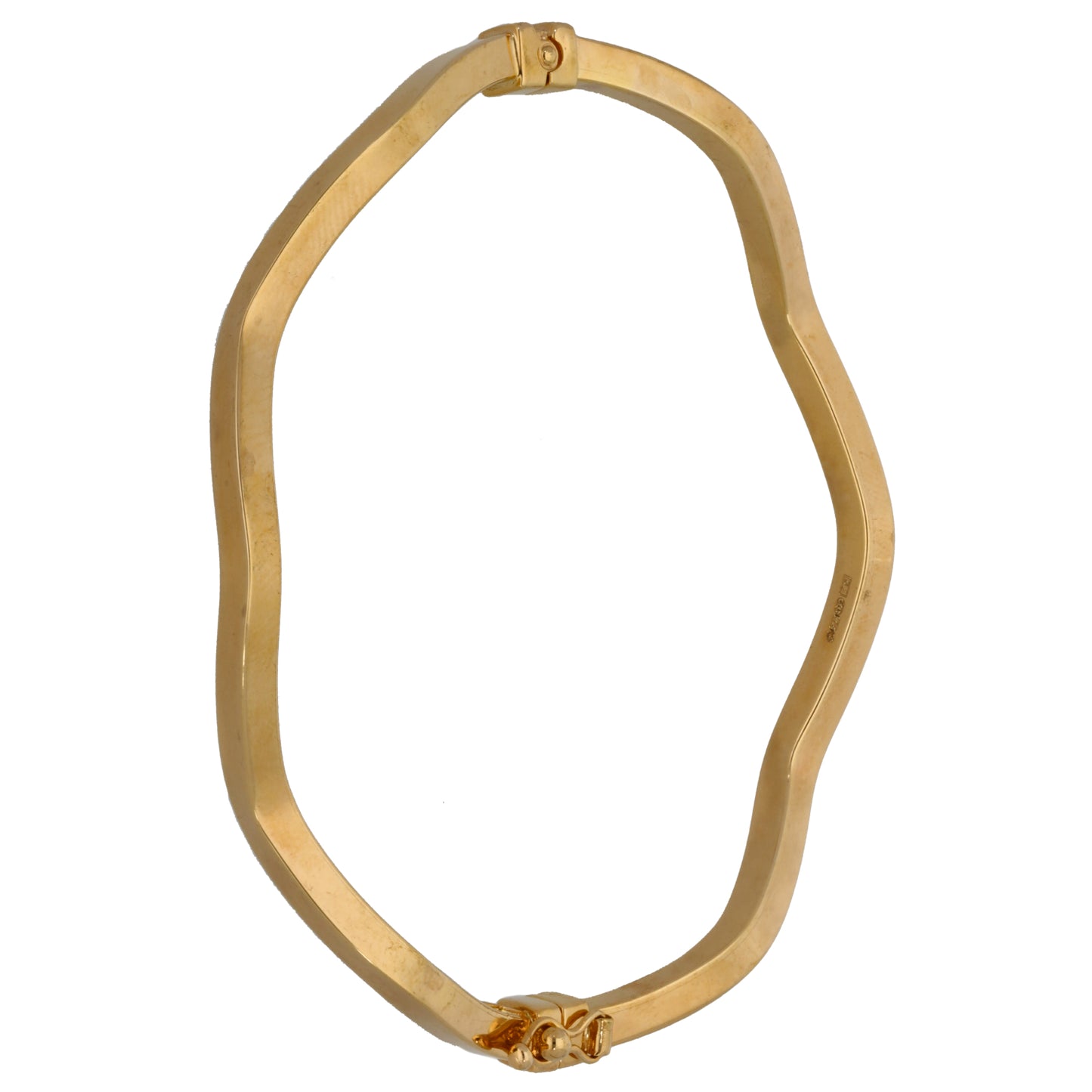 9ct Gold Hinged/Clasp Bangle