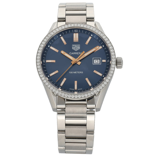 Tag Heuer Carrera WAR1114 39mm Stainless Steel Watch