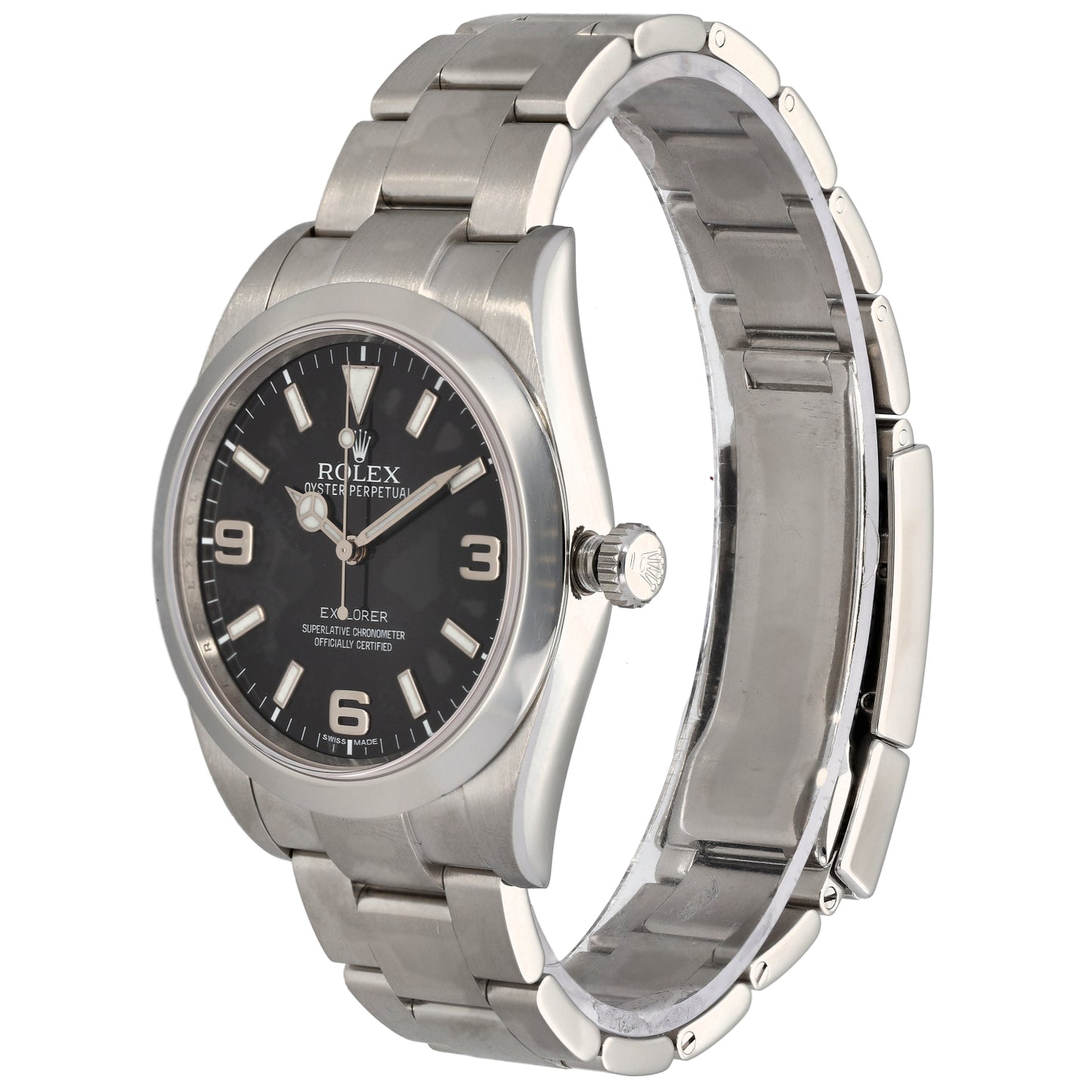 Rolex Explorer 214270 39mm Stainless Steel Watch