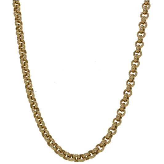 9ct Gold Belcher Chain 16"