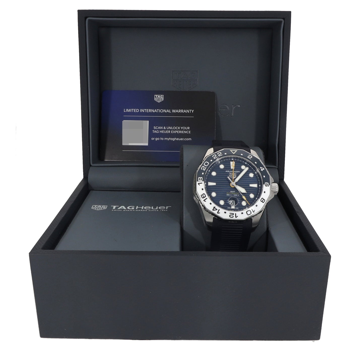 Tag Heuer Aquaracer Professional 300 GMT WBP2010 43mm Stainless Steel Watch