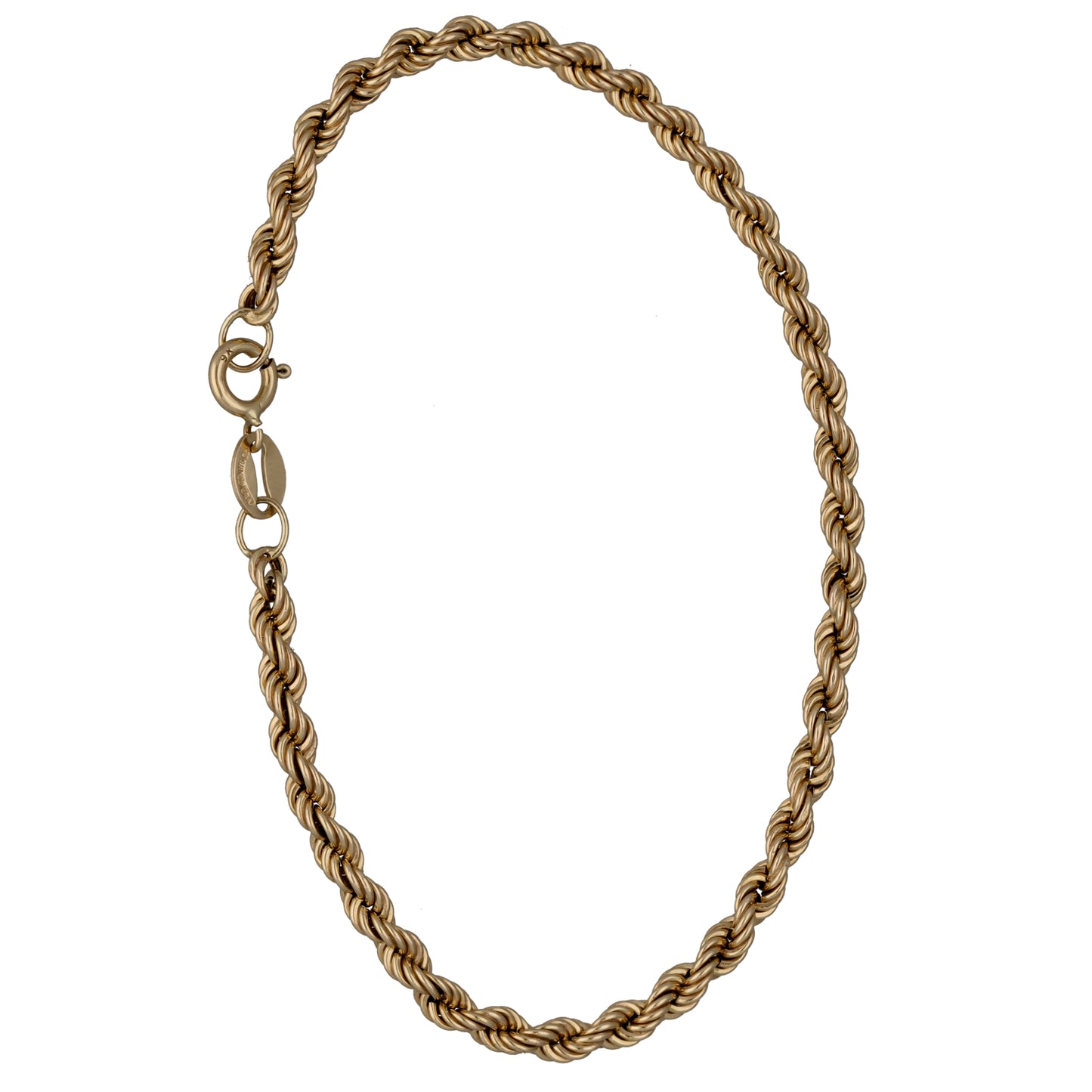 9ct Gold Rope Bracelet