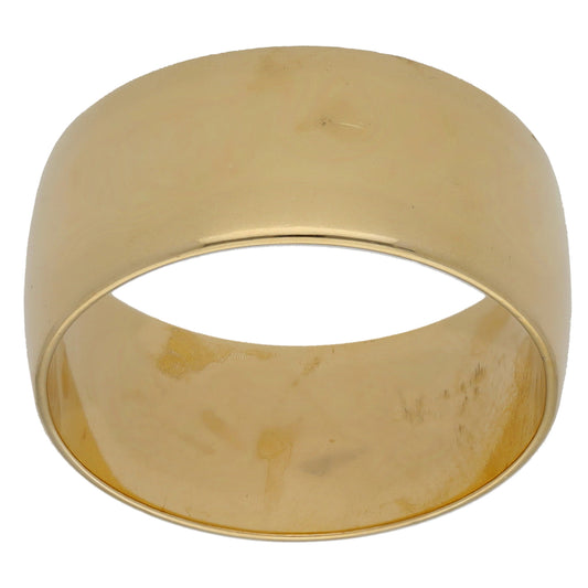 9ct Gold Plain Wedding Ring Size U
