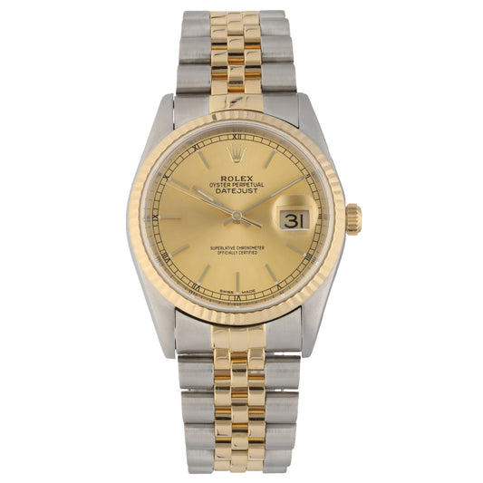 Rolex Datejust 16233 36mm Bi-Colour Watch