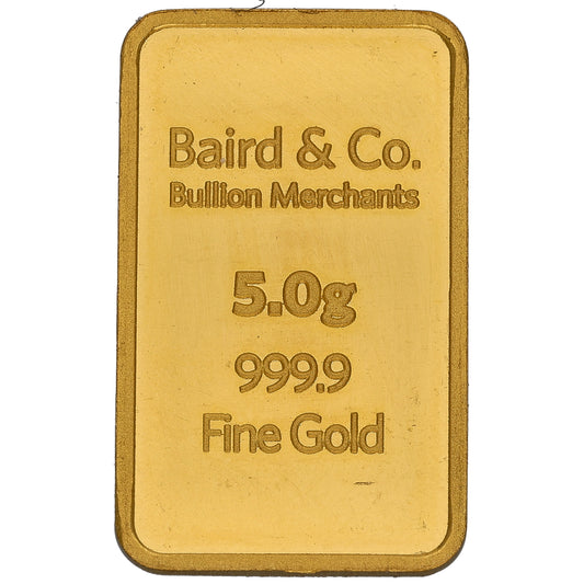 24ct 5g Gold Bar
