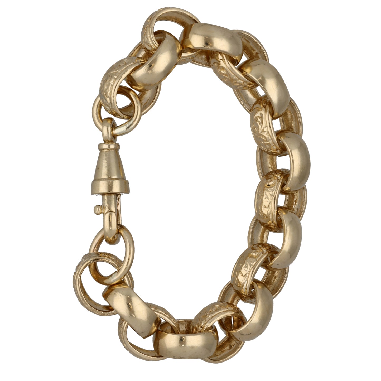 9ct Gold Belcher Bracelet