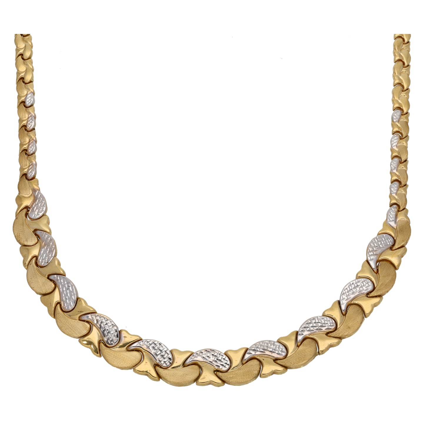 18ct Bi-Colour Gold Other Chain 18"