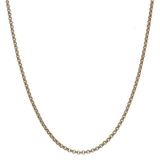 9ct Gold Belcher Chain 16"