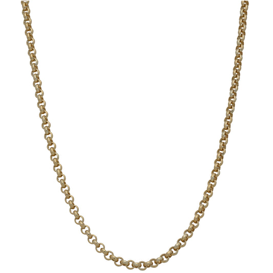 9ct Gold Belcher Chain 24"