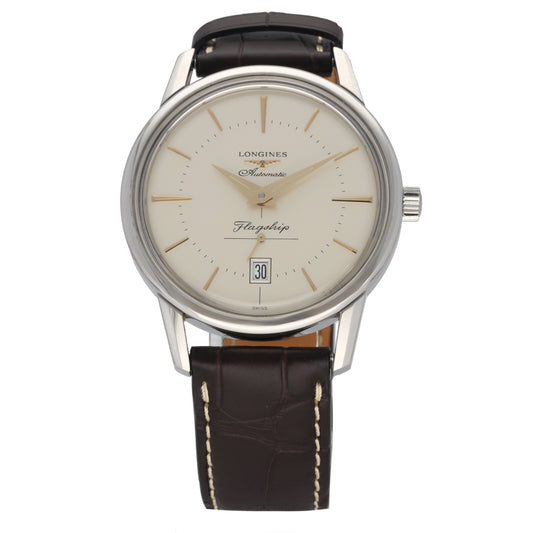 Longines Flagship L4.795.4 38.5mm Stainless Steel Watch