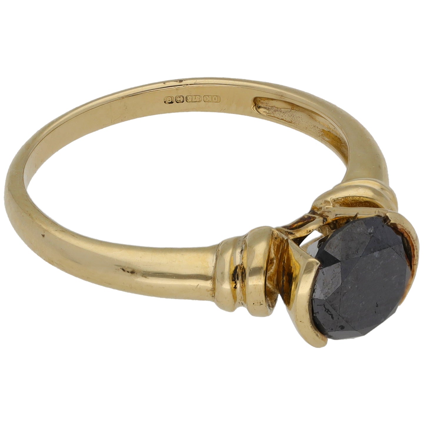 9ct Gold 1.50ct Diamond Solitaire Ring Size N