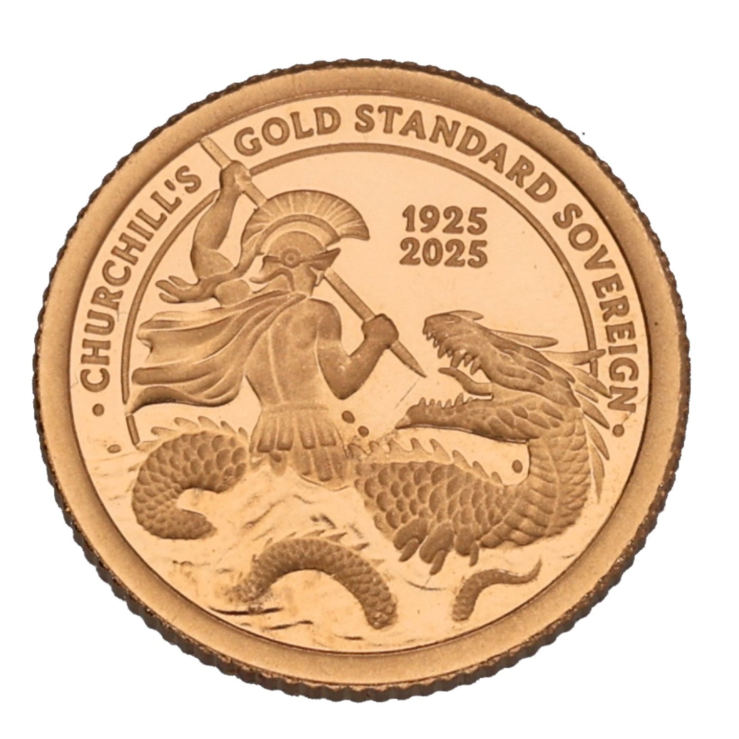 22ct Gold Churchill's Gold Standard Eighth Sovereign Coin 2025