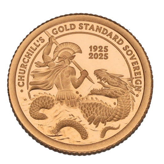 22ct Gold Churchill's Gold Standard Eighth Sovereign Coin 2025