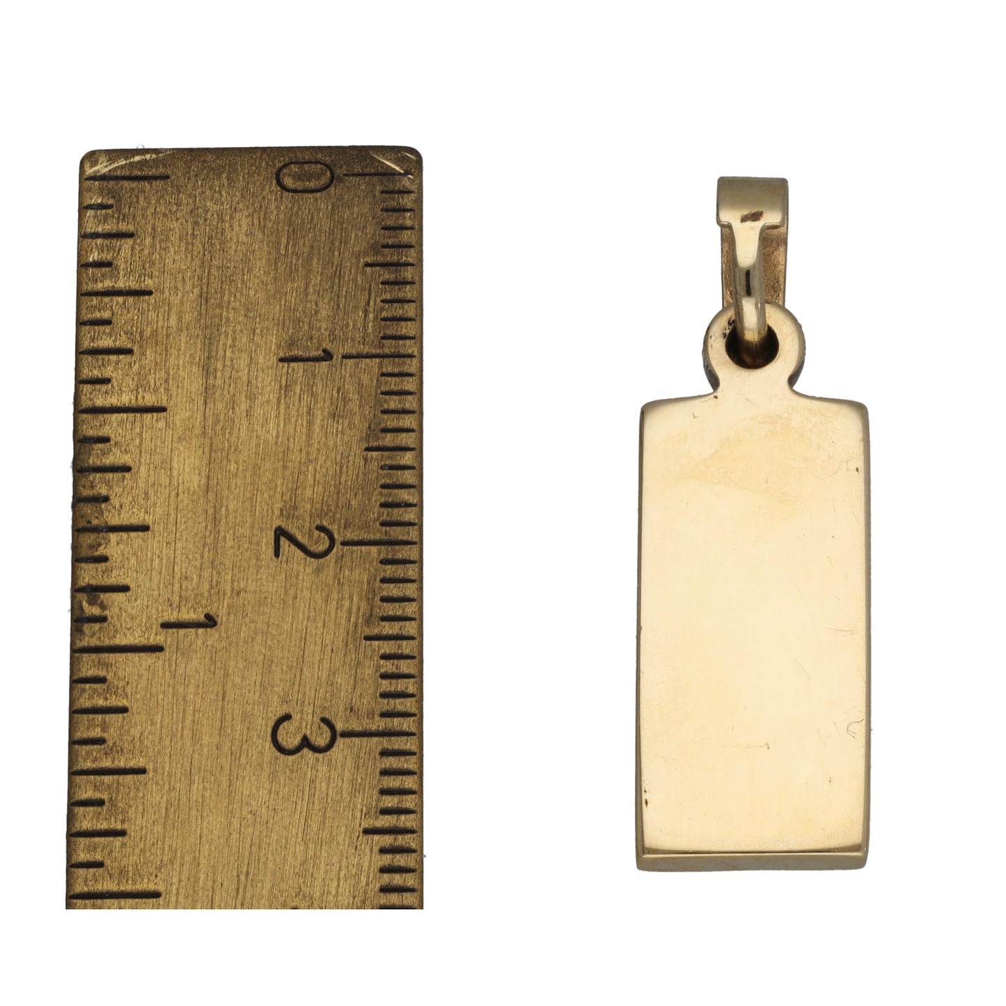 9ct Gold Ingot Pendant