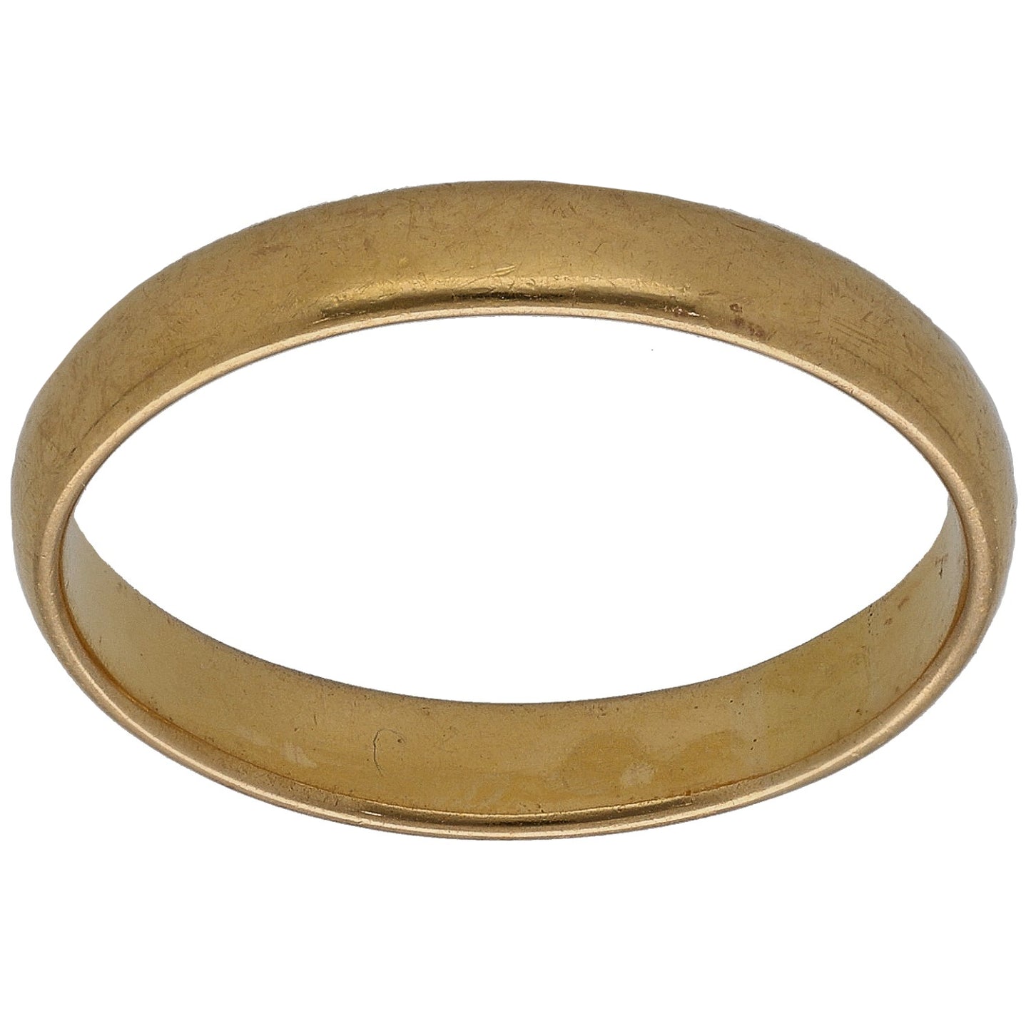 22ct Gold Plain Wedding Ring Size R