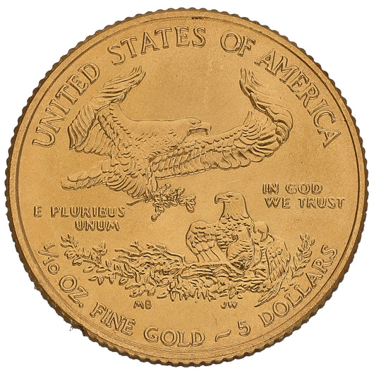 22ct Gold USA Eagle 1/10 OZ Coin 2012