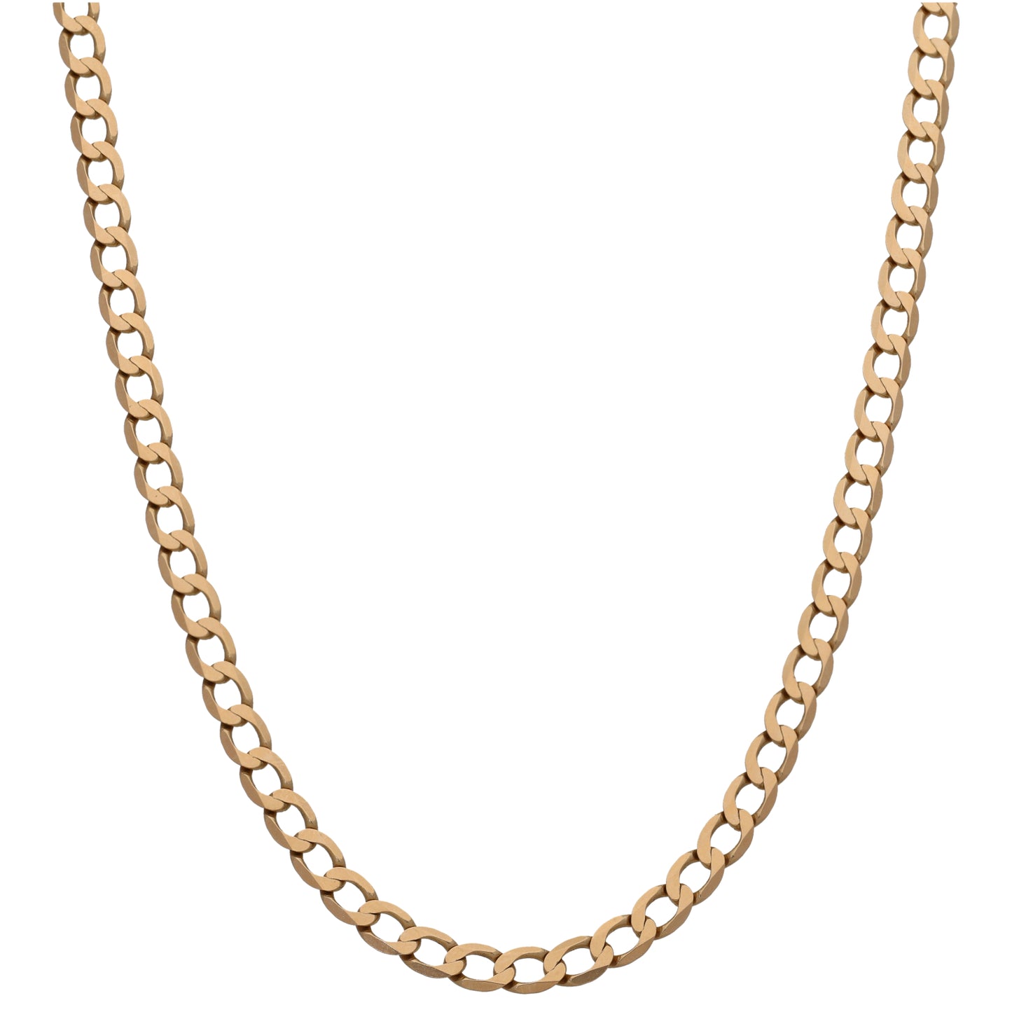 9ct Gold Curb Chain 20"