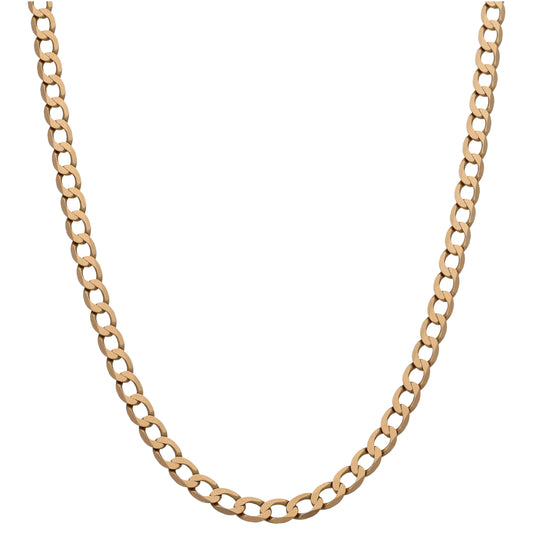 9ct Gold Curb Chain 20"