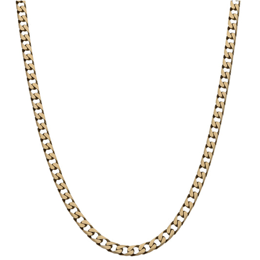 9ct Gold Curb Chain 24"