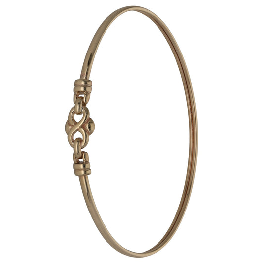9ct Gold Hinged/Clasp Bangle