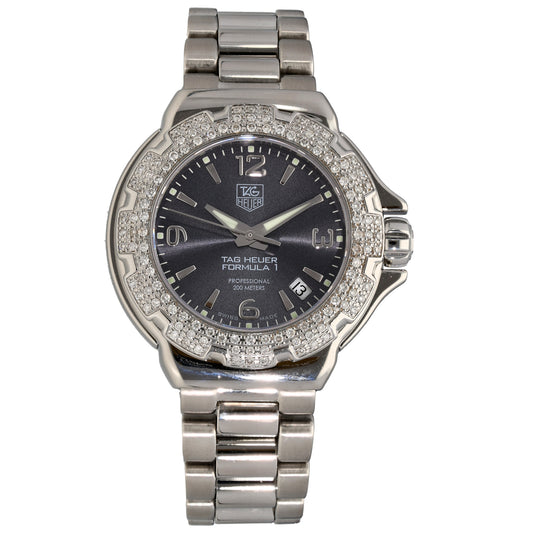 Tag Heuer Formula 1 Sparkling WAC1218-0 37mm Stainless Steel Watch