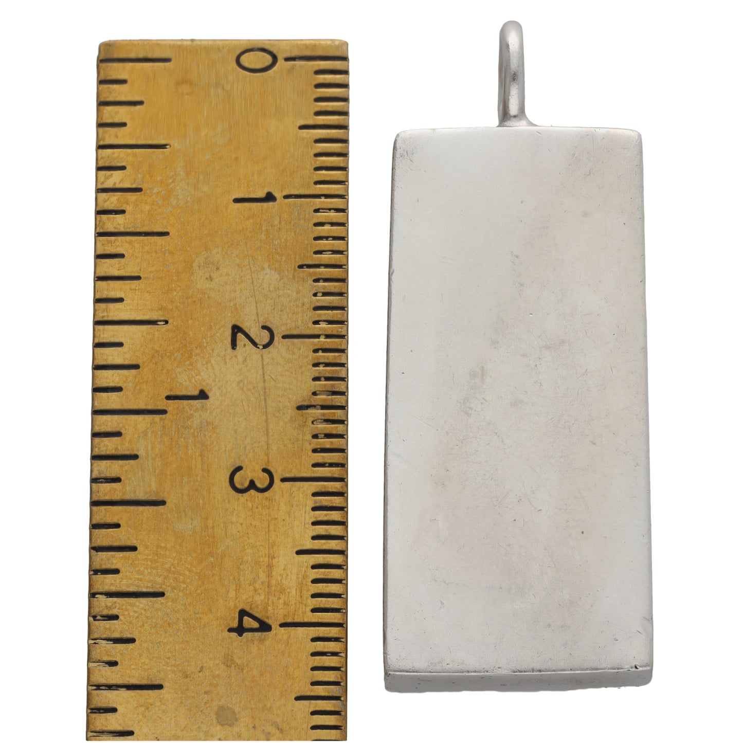 Sterling Silver Ingot Pendant