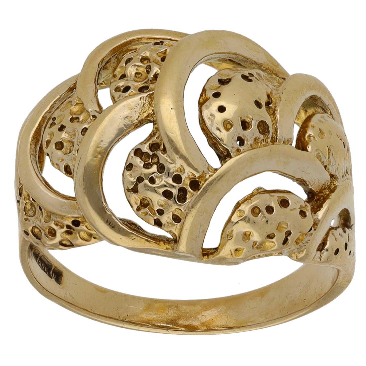 9ct Gold Alternative Ring Size P