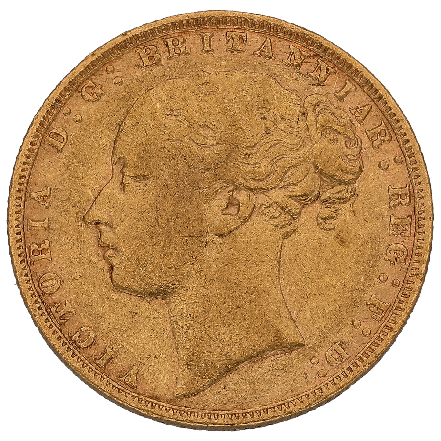 22ct Gold Queen Victoria Full Sovereign Coin 1878