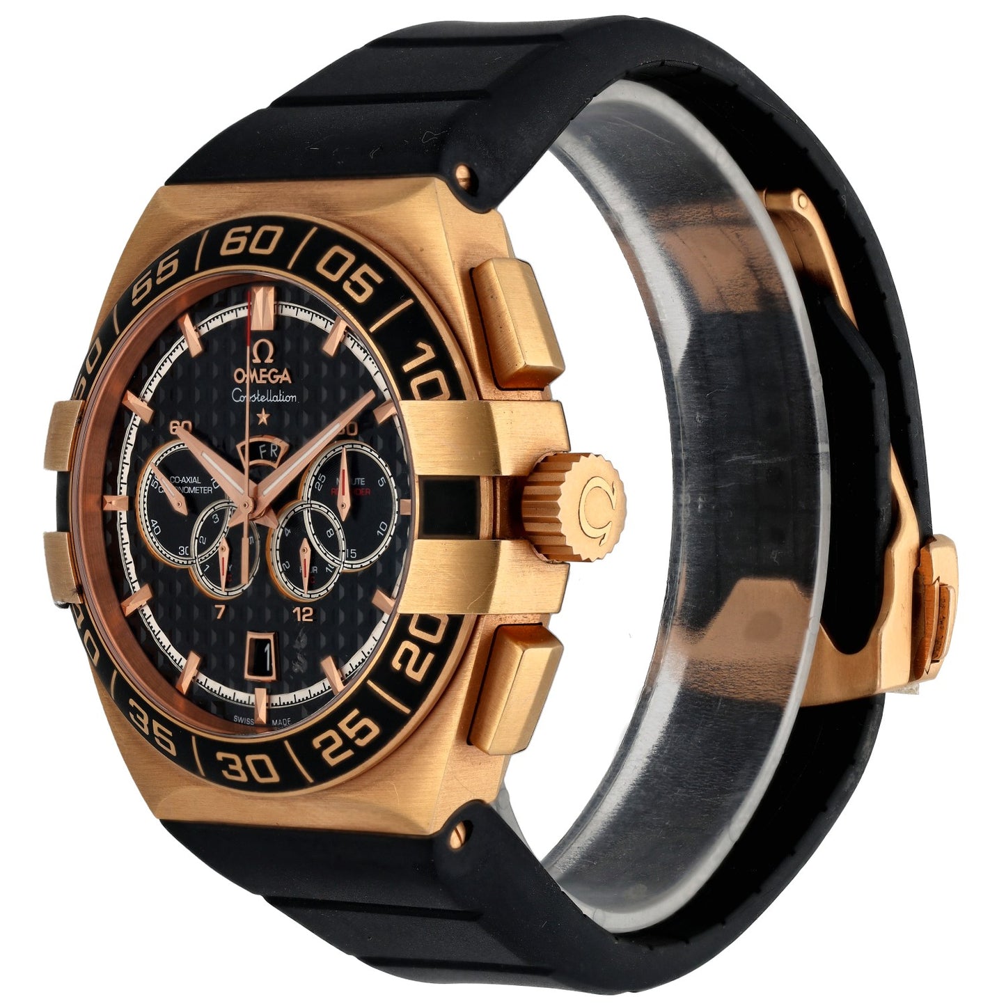 Omega Constellation Double Eagle 121.62.44.52.01.001 44mm Gold Watch