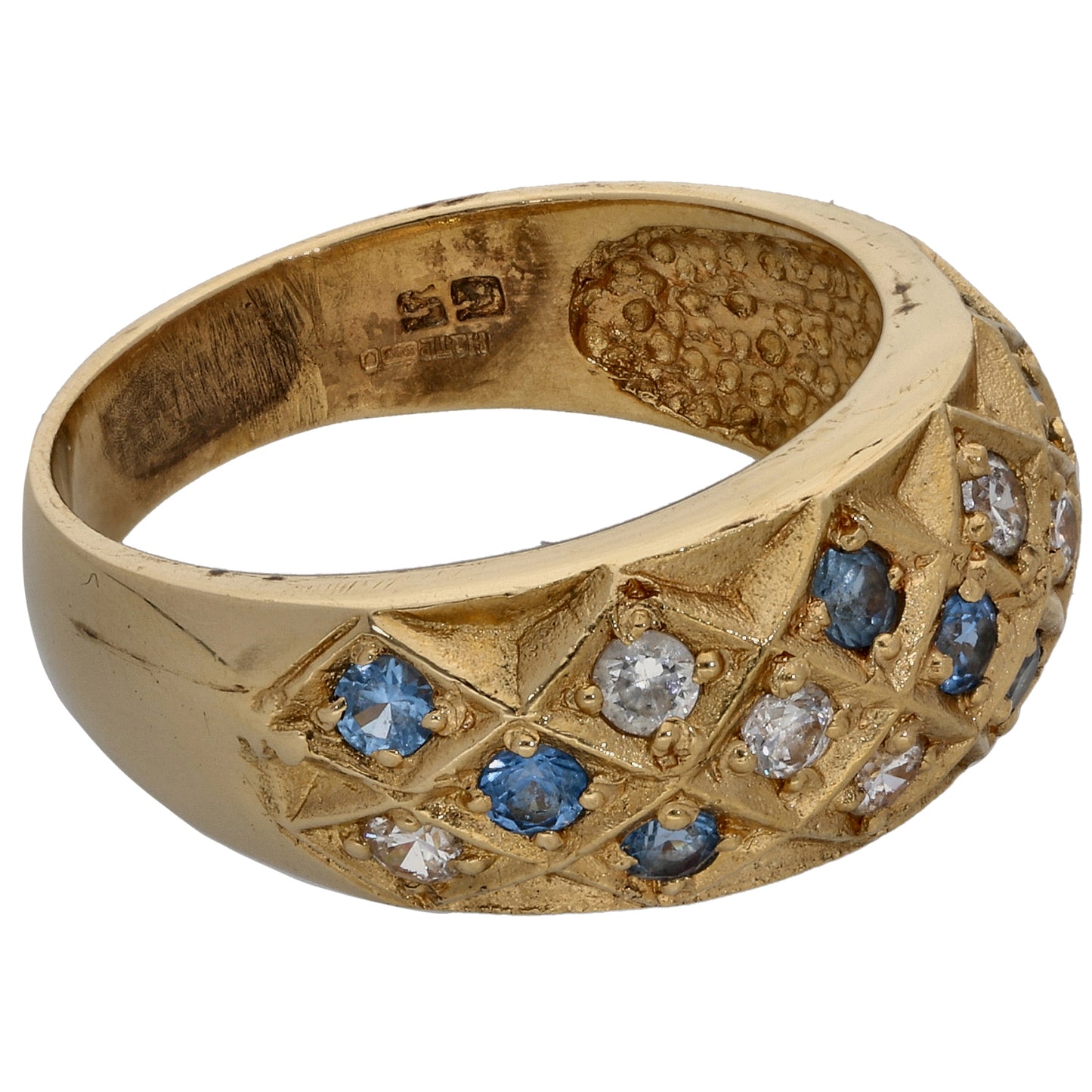 14ct Gold Imitation Dress/Cocktail Ring Size P