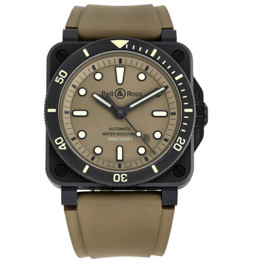 Bell & Ross BR03 BR03-92-DIV-C 42mm Ceramic Watch