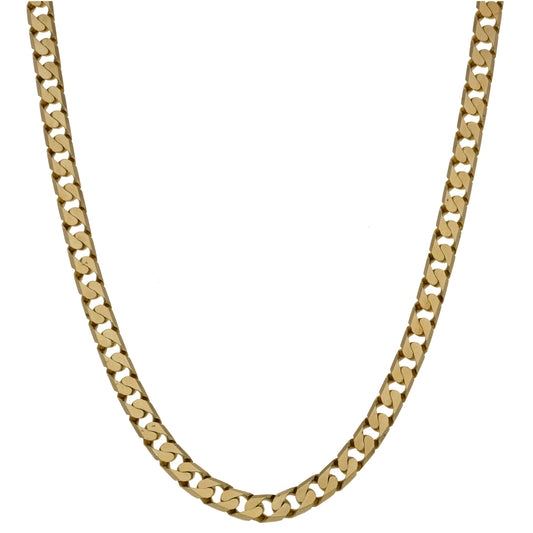 9ct Gold Curb Chain 20"