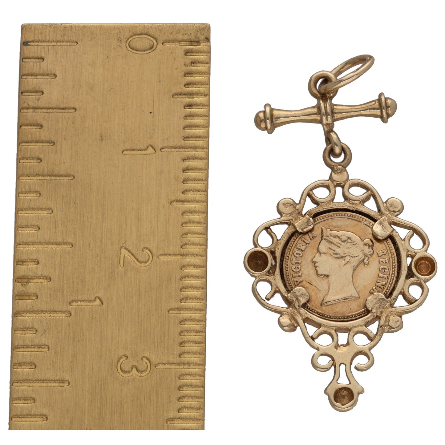 9ct Gold St George Pendant