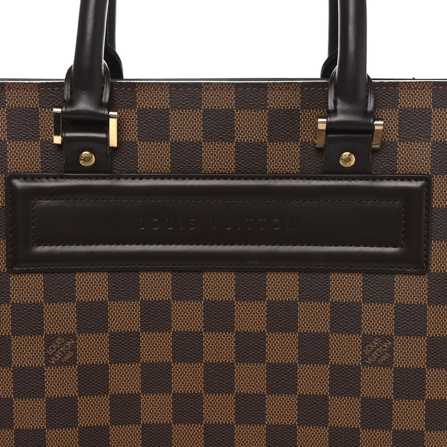 Louis Vuitton Venice Sac Plat Damier Ebene Coated Canvas Bag - Brown