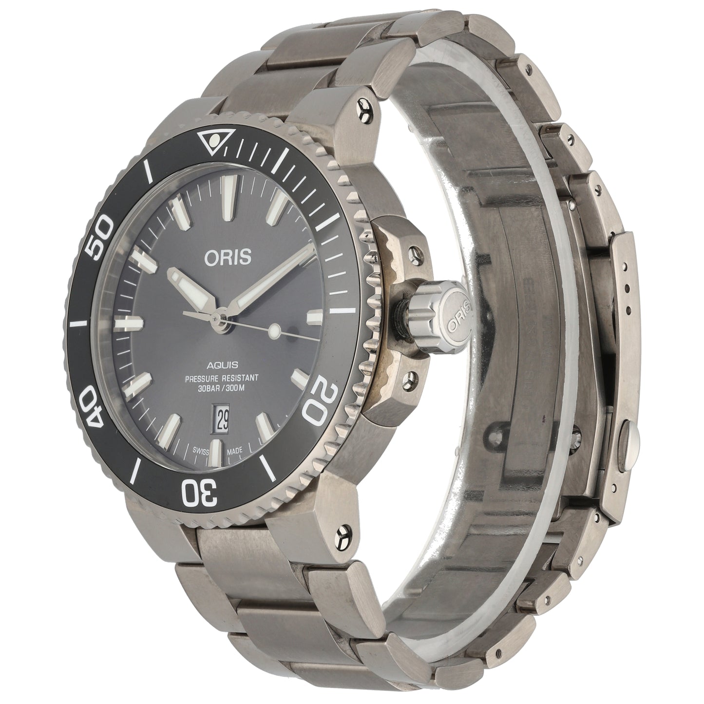 Oris Aquis 7730 43.5mm Titanium Watch