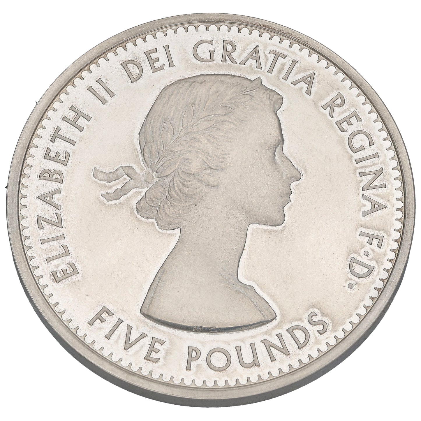 Sterling Silver 60th Anniversary Of The Coronation 5 Pounds Coin 2013