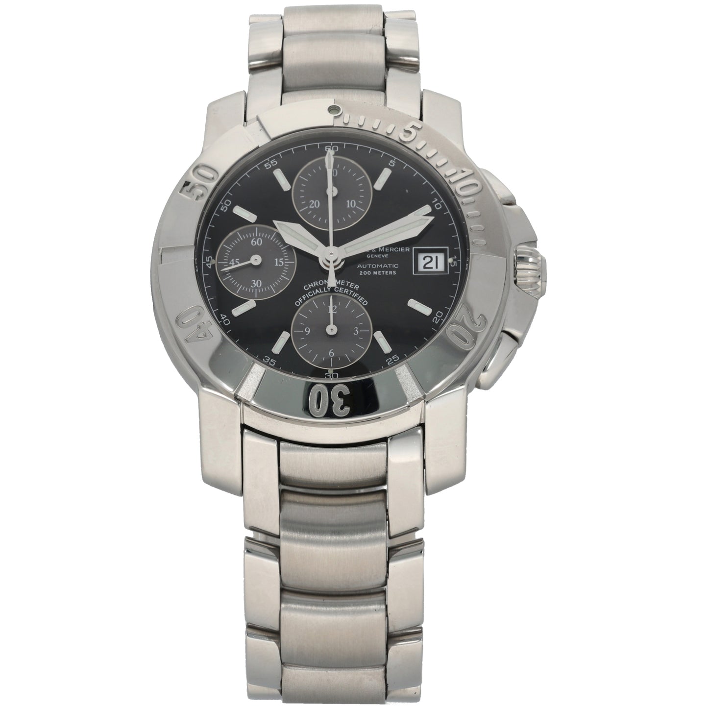 Baume Et Mercier Capeland 65352 40mm Stainless Steel Watch