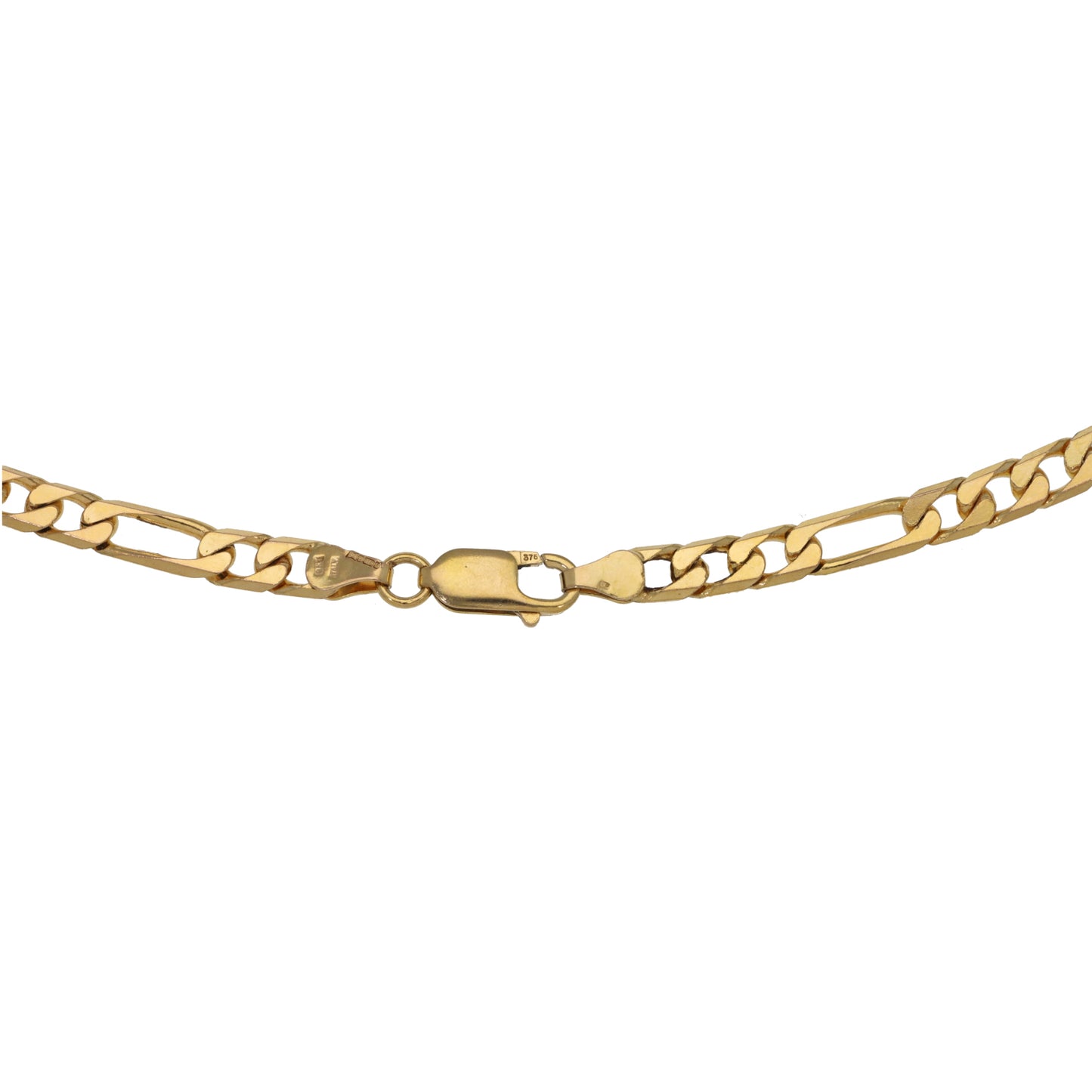 9ct Gold Figaro Chain 18"