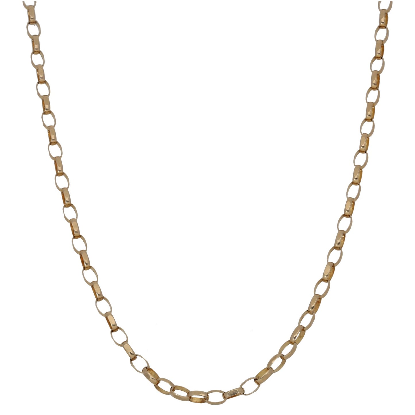 9ct Gold Belcher Chain 18"