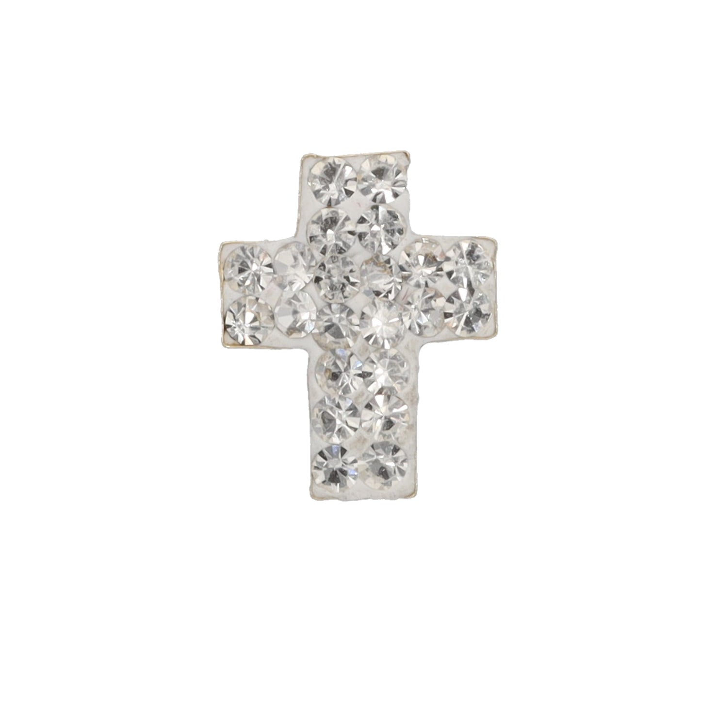 9ct Gold Single Cross Stud Earring