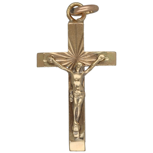 9ct Gold Crucifix Pendant
