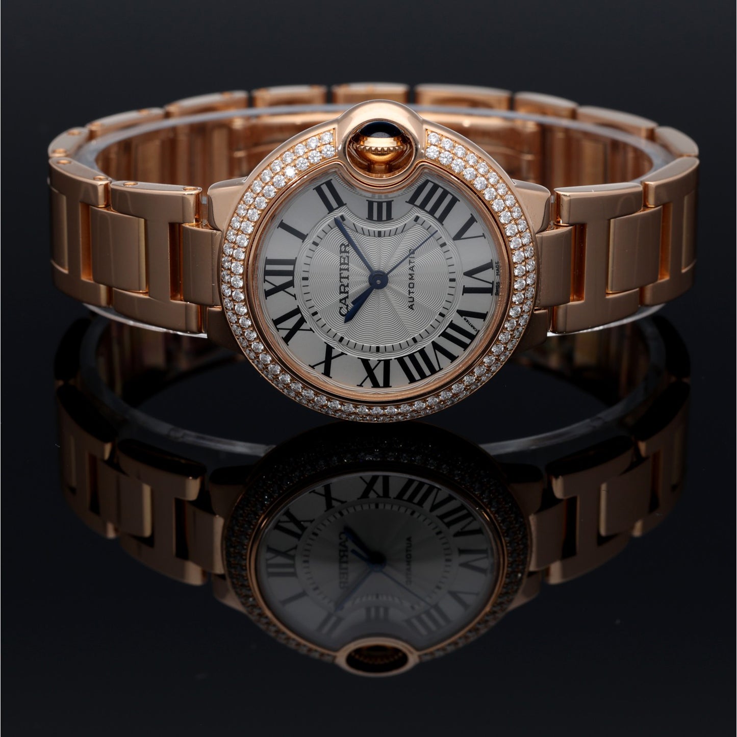 Cartier Ballon Bleu De Cartier WE902064 33mm Rose Gold Watch