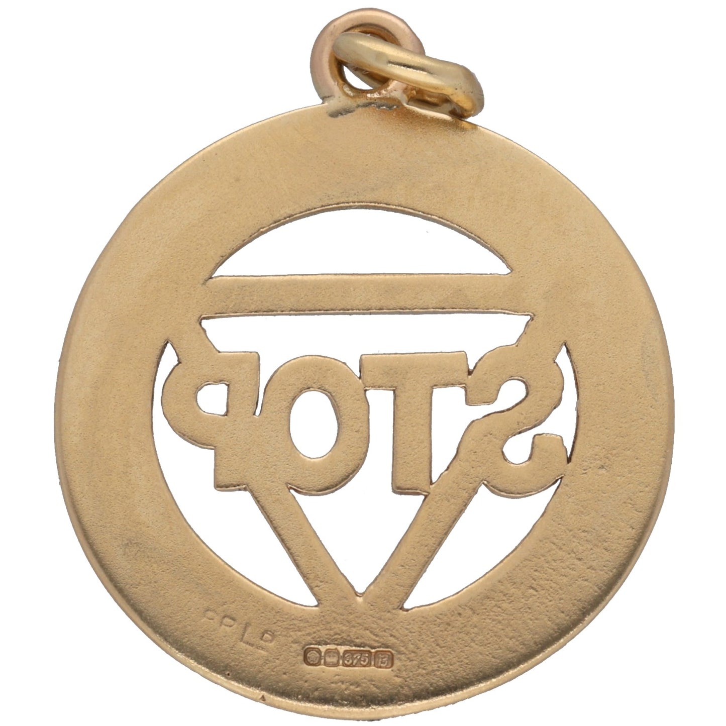 9ct Gold Word/Message Pendant
