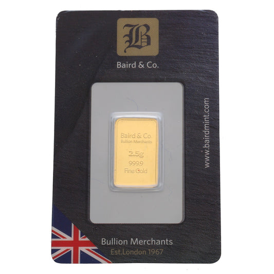 24ct 2.5g Gold Bar