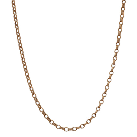 9ct Gold Belcher Chain 18"