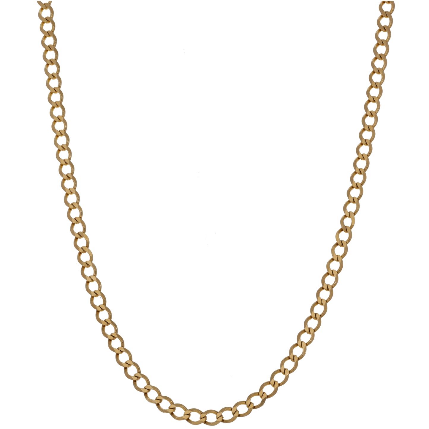 9ct Gold Curb Chain 24"