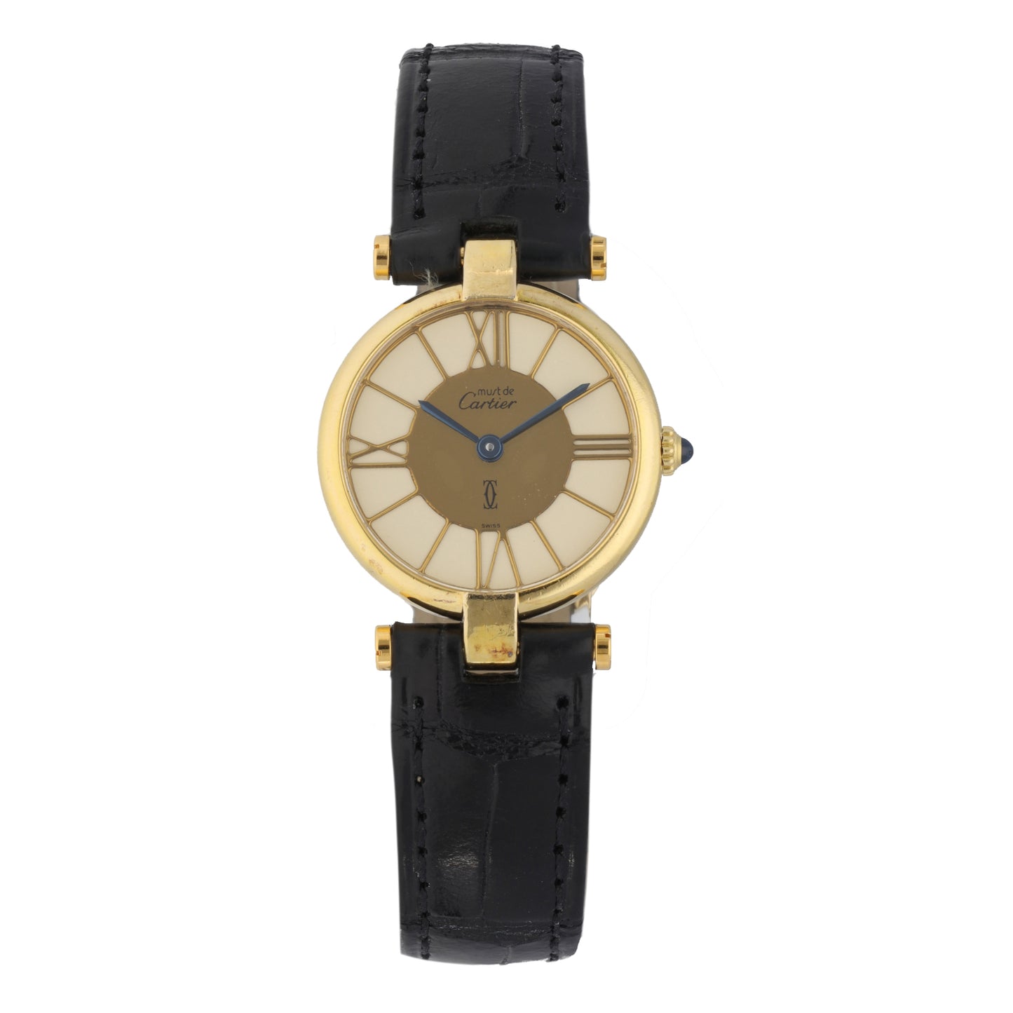 Cartier Vermeil 25mm Gold Plated Watch