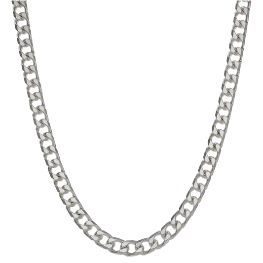 Sterling Silver Curb Chain 20"